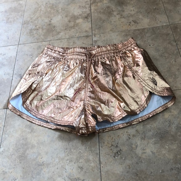 Free People Movement Rose Gold Workout Shorts - Picture 2 of 10
